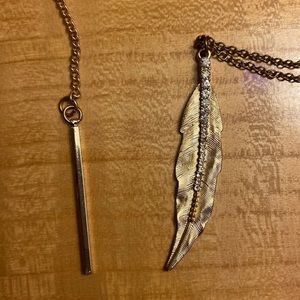 Two necklaces for the price of one !